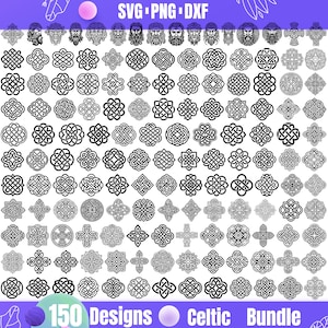 High Quality Celtic SVG Bundle, Celtic Knot svg, Celtic Cross svg,Celtic Decor svg, Viking Knot svg, Celtic monogram, Celtic dxf, Celtic png
