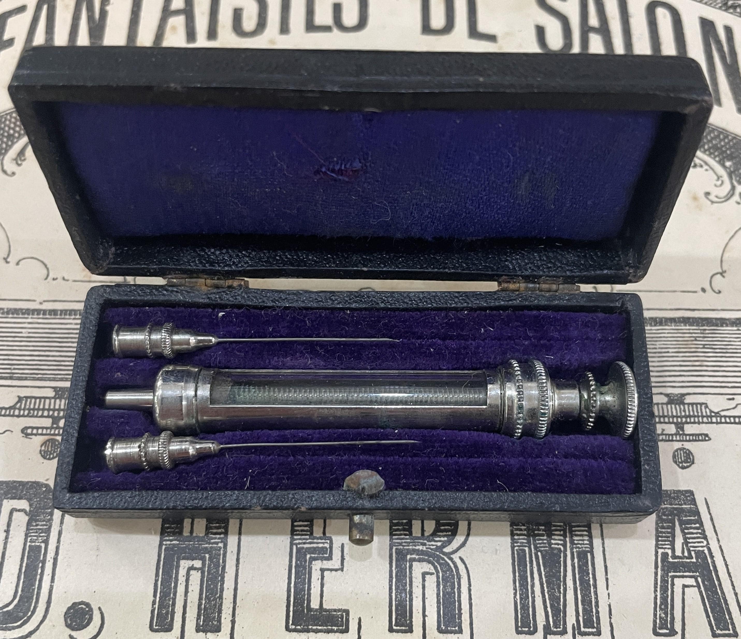 1940s glass syringe - Etsy 日本