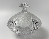 24 Lead Crystal Covered Bonbon or Candy Dish - Annahütte Bleikristall, Germany - ca. 1970s to 1980s