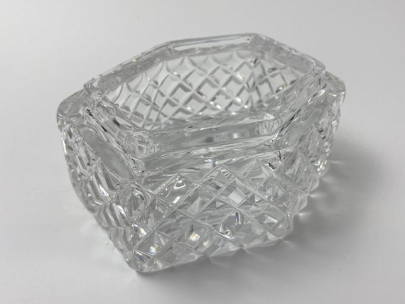 Vintage Czechoslovakian Crystal Jewellery Box - J… - image 8