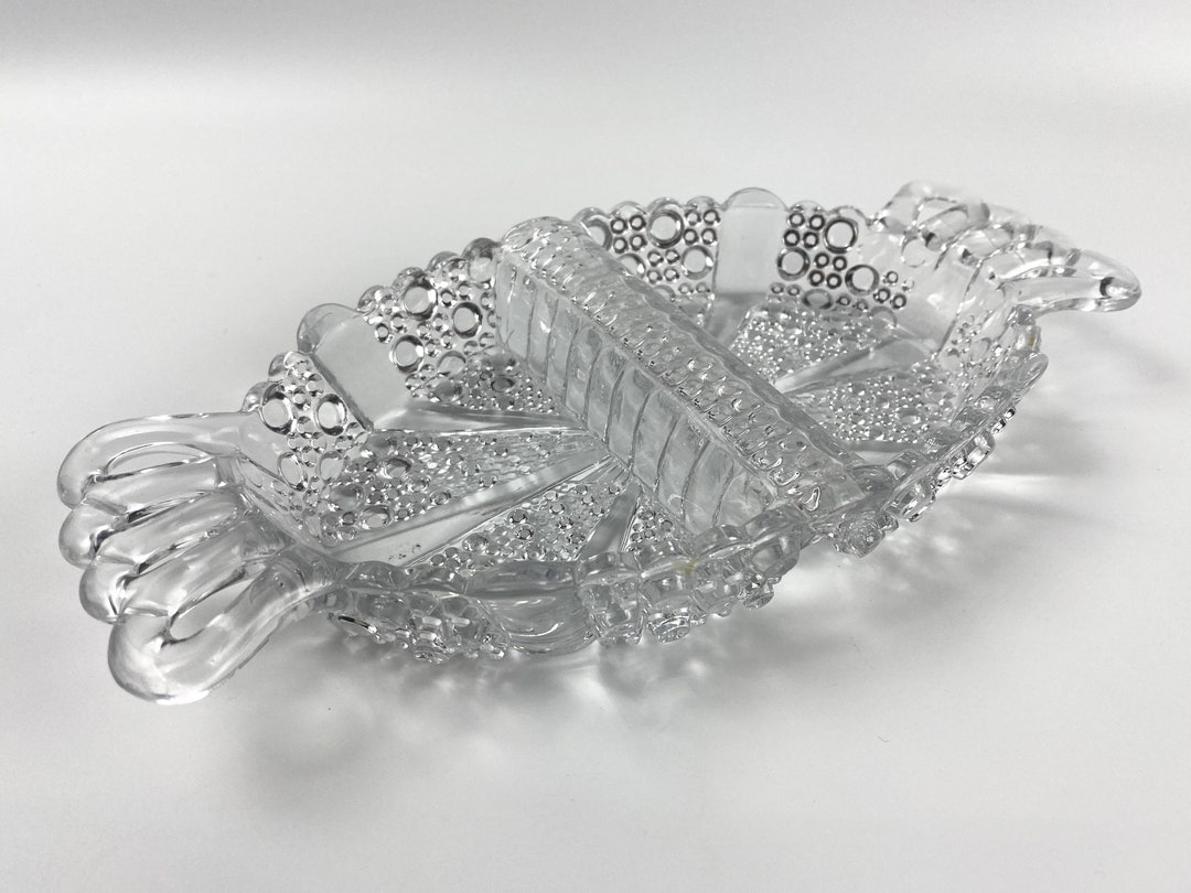 Rare Antique English Sweetmeats Dish Davidson & Company 211 Ca