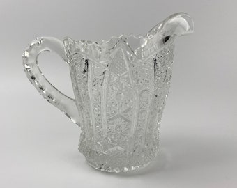 Antique EAPG Creamer - Imperial Glass Co. No. 505 &#39;Bellaire&#39; - ca. 1913