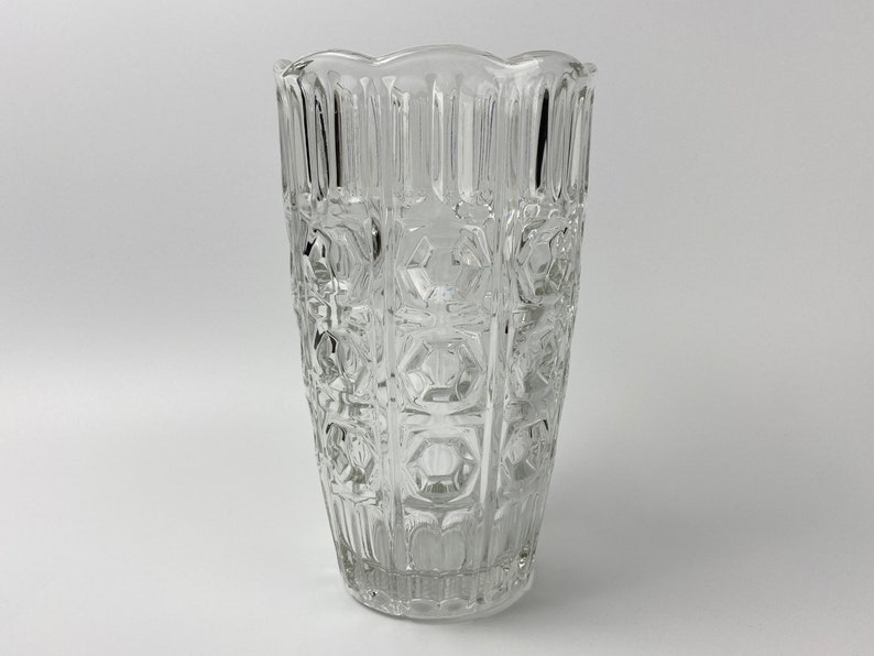 VIntage 9" Italian Glass Vase - Co.Vetro SPA 'Iris' - ca. 1970s to 1980s image 1