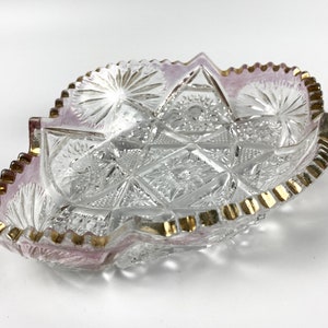 Antique EAPG Pickle or Relish Dish - US Glass Company No. 15098 &#39;Regal&#39; - ca. 1906