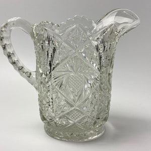 Antique EAPG 1-Pint Pitcher - Imperial Glass Company No. 522 - ca. 1912