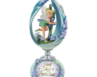 Disney Tinker Bell Faith Trust and Pixie Dust Fabergé-Style Figurine NEW
