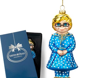 MRS. BEASLEY Doll Glass Heirloom ORNAMENT Ashton Drake Christmas Ornament New