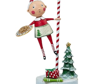 Lori Mitchell Mrs Claus Baking Spirits Bright Christmas Figurine NEW 17274