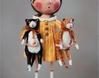 Lori Mitchell KAT'S CATS Spring Summer Collectible Figurine New 14479