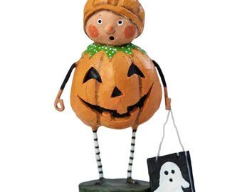 Lori Mitchell Punkin Pie Collectible HALLOWEEN Figurine NEW 22812