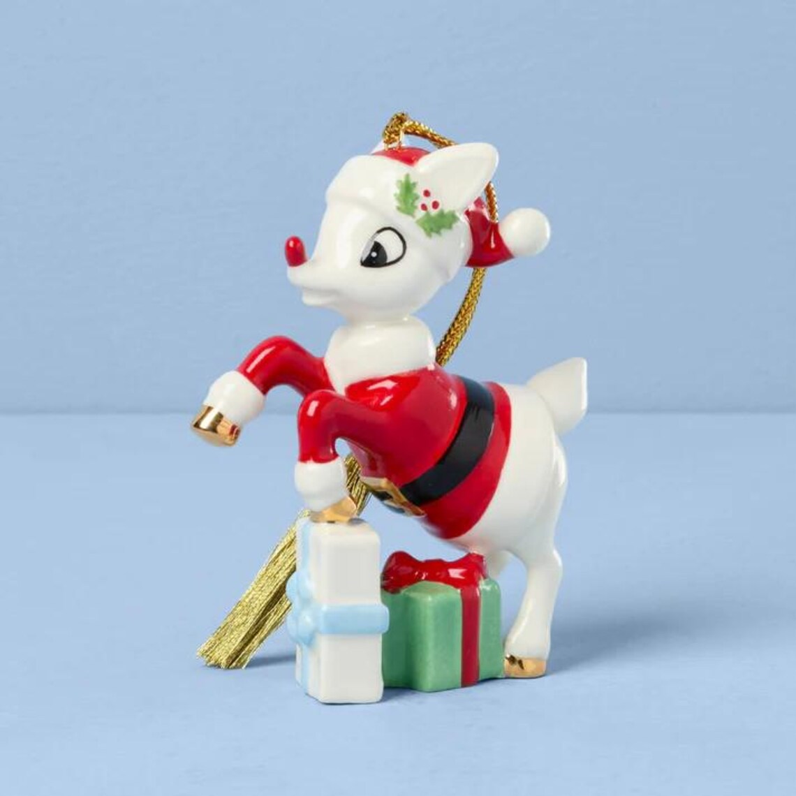 LENOX 2026 RUDOLPH Red Nosed Reindeer in a Santa Suit Christmas ...