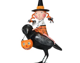 Lori Mitchell Raven’s Flight Collectible 2025 HALLOWEEN Figurine New 17276