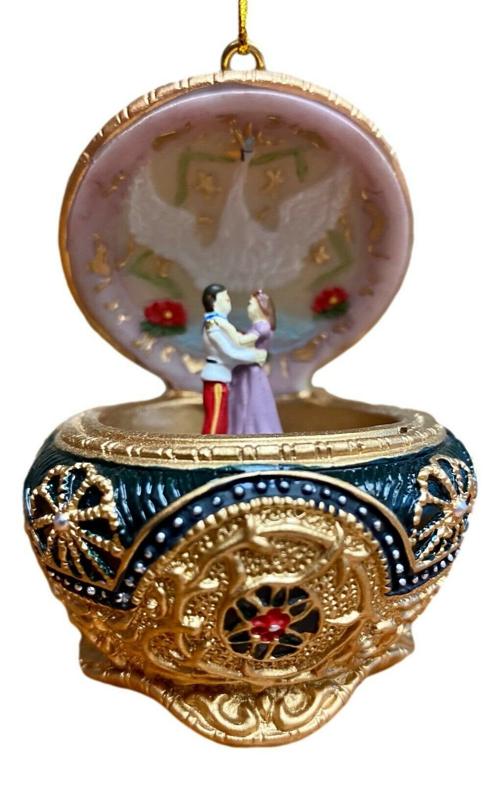 La San Francisco Music Box Company ANASTASIA Trinket Box CHRISTMAS