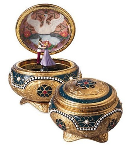 San Francisco Music Box ANASTASIA Alexandra & Nicholas Hinged