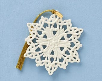 Lenox 2026 Annual Snow Fantasies Snowflake Christmas Ornament New 898588