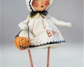 Lori Mitchell LITTLE BOO Collectible HALLOWEEN Figurine New 10288