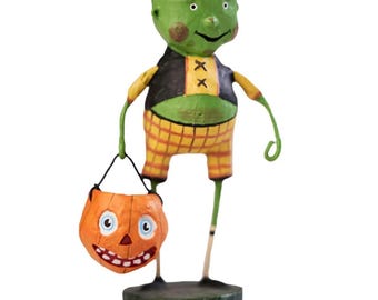 Lori Mitchell Little Frankie Stein Collectible HALLOWEEN Figurine NEW 70315