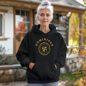 Hoodie & T-Shirt For Men and Women Wisconsin Shirt-Dominican College Shirt Racine Wisconsin Apparel-Black and Gold Clothing Racine WI Shirt