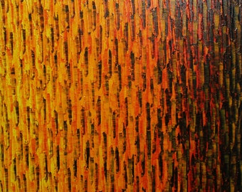 Modern artwork on canvas | Warm color fade