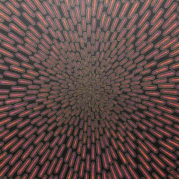 Tableau coloré abstrait sur toile Particule violacée