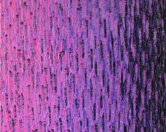 Handmade contemporary painting | Purple Pink Color Fade
