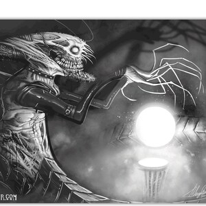 ORACLE - 2012 - My Shadows Art Series - Signed A3 Medium Poster Print by The Art of Austen Mengler