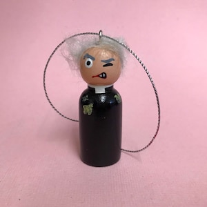 Father Jack from Father Ted handpainted Christmas tree bauble