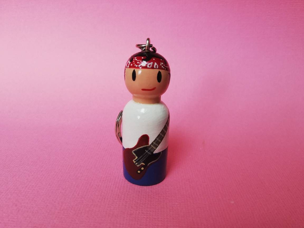 Handpainted Bruce Springsteen Keyring