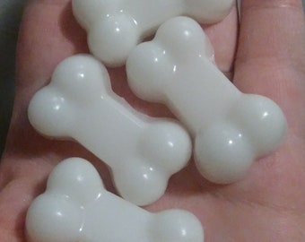 Tiny dog bones goat milk novelty soap