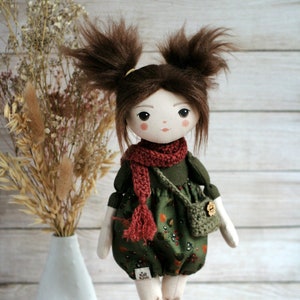 Fabric Doll Making Cute Handmade Dolls Mini Leaf Mini Romia Doll