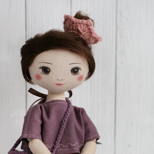Doll 'Iris' little romia doll, cloth doll, fairy, rag doll, fairy doll image 3
