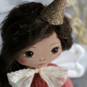 Doll 'Rio' little romia doll, cloth doll, rag doll, fairy doll, fabric doll, doll, handmade image 1