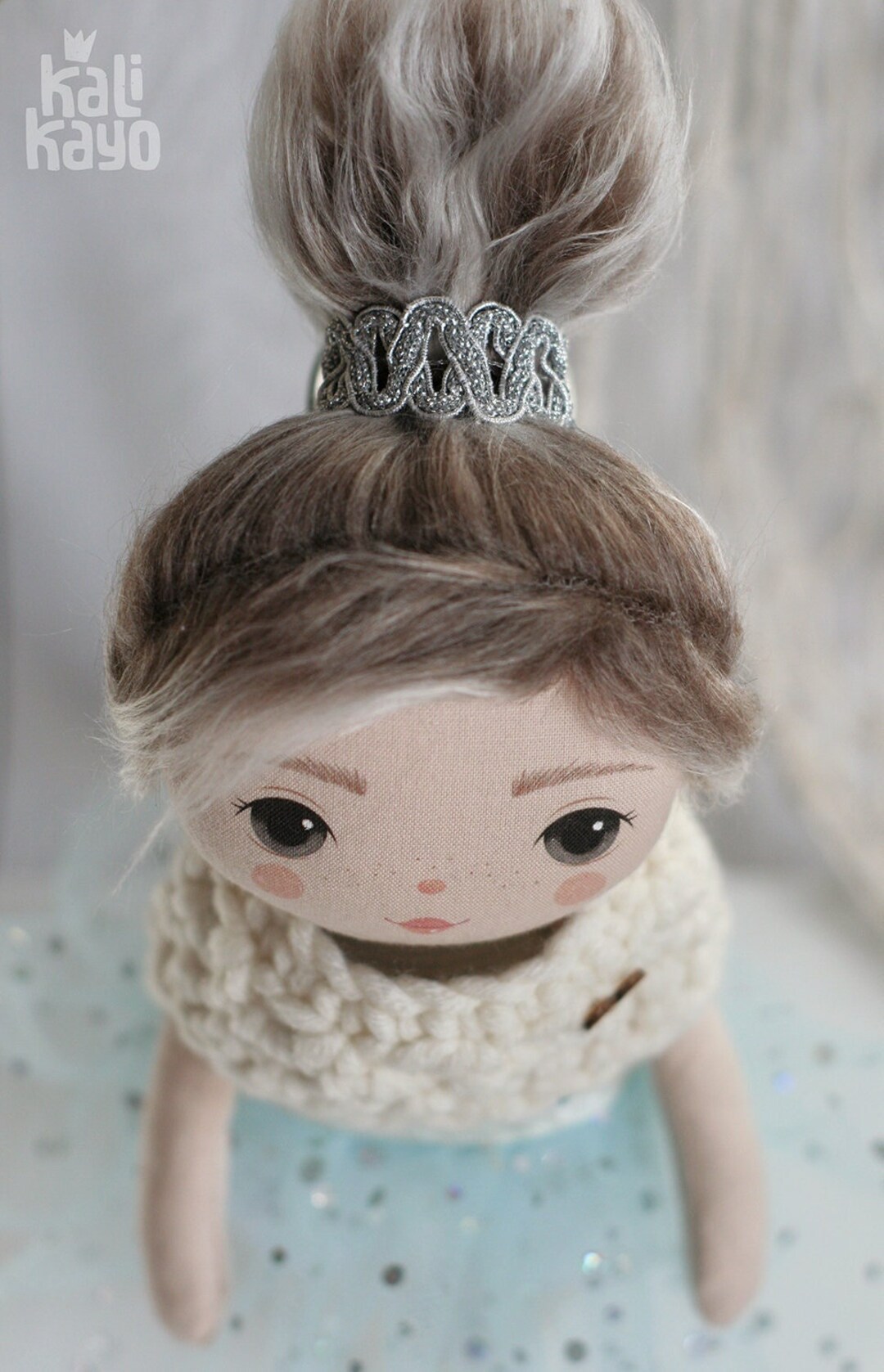 Tiny Pearl Tiny Romia Doll Hand Made Doll, Cloth Doll, Fabric Doll, Rag ...
