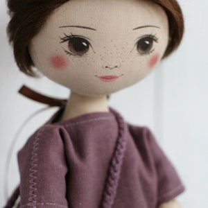 Doll 'Iris' little romia doll, cloth doll, fairy, rag doll, fairy doll image 6