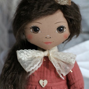 Doll 'Rio' little romia doll, cloth doll, rag doll, fairy doll, fabric doll, doll, handmade image 3