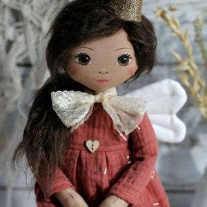 Doll 'Rio' little romia doll, cloth doll, rag doll, fairy doll, fabric doll, doll, handmade image 5