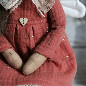 Doll 'Rio' little romia doll, cloth doll, rag doll, fairy doll, fabric doll, doll, handmade image 4