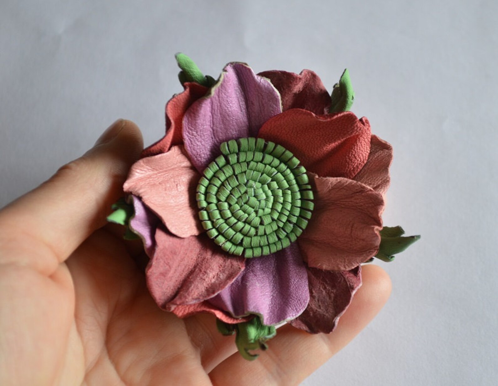 Lilac Flower Unique Jewelry Handmade Flower Pink Jewelry Purple Flower