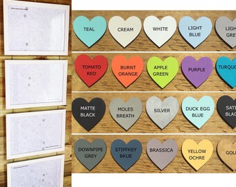 Hand-Painted Quad Photo Frame: Pine Wood Hanging Display