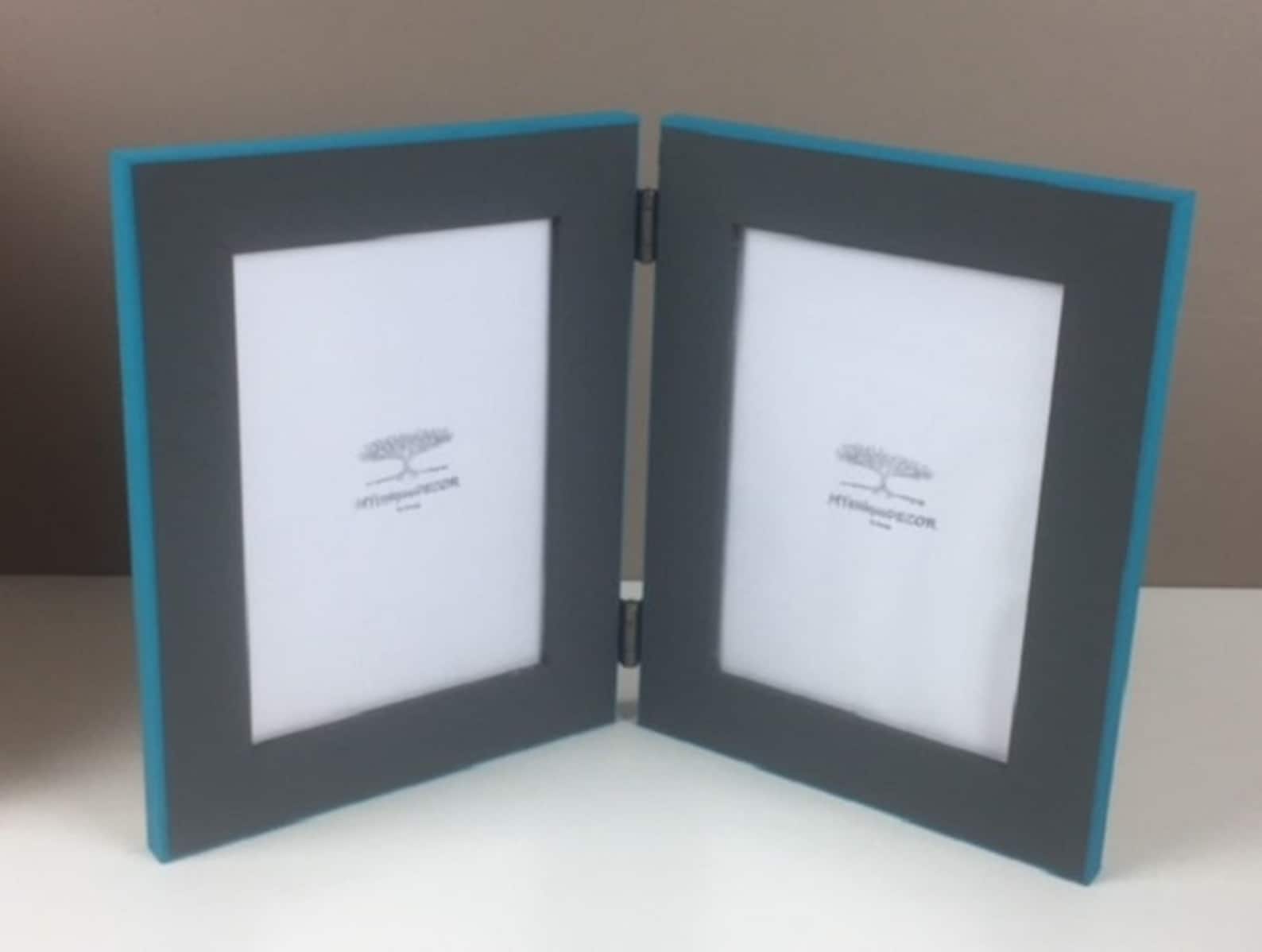6x4 Double Folding Hinged Photo Picture Frame Portrait with | Etsy