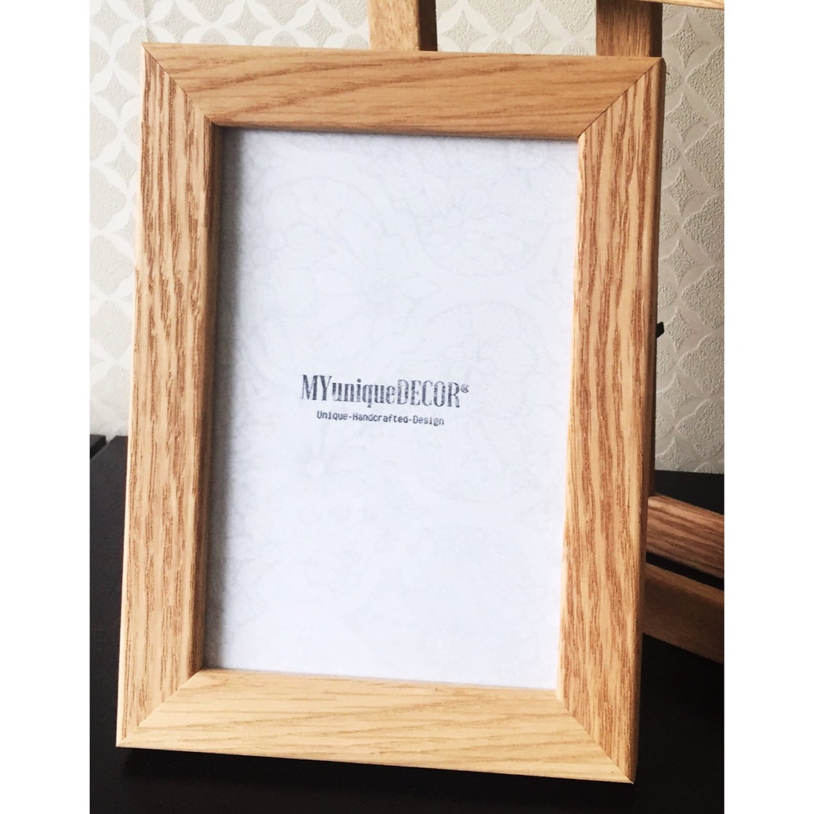 Solid Oak Photo Picture Frame Real Wood Wooden Glass British Etsy UK