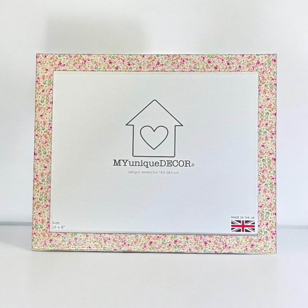 Prettu Frame Pretty Floral Photo Picture Frame | Solid Wood | Decoupage - Etsy UK