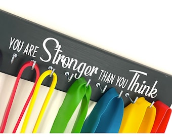 Buy Resistance Band Hanger Home Gym Organiser Holder Display Rack