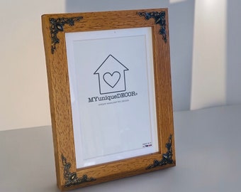 アンティーク　木製フレーム Vintage Wooden Frame | 1925 | Wooden Picture Frame | Floral フォトフレーム