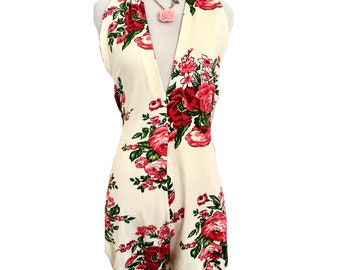 Limited Edition Betsey Johnson x Opening Ceremony Archive Cabbage Rose Romper