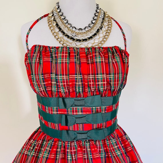 Betsey johnson plaid dress hotsell