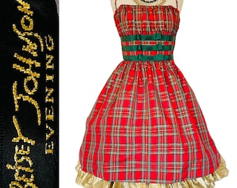 Betsey Johnson 赤 花柄 チャイナドレス ヴィンテージ アメリカ製 Vintage Betsey Johnson Cherries Dress