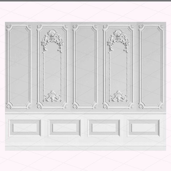 Dollhouse Wall Paneling Etsy