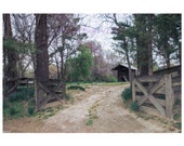 Dirt Road back to School Printable Backdrop Download Old farm gate Fence boy Child backdrop Flowers Old Path Fence Composite Forest Woods