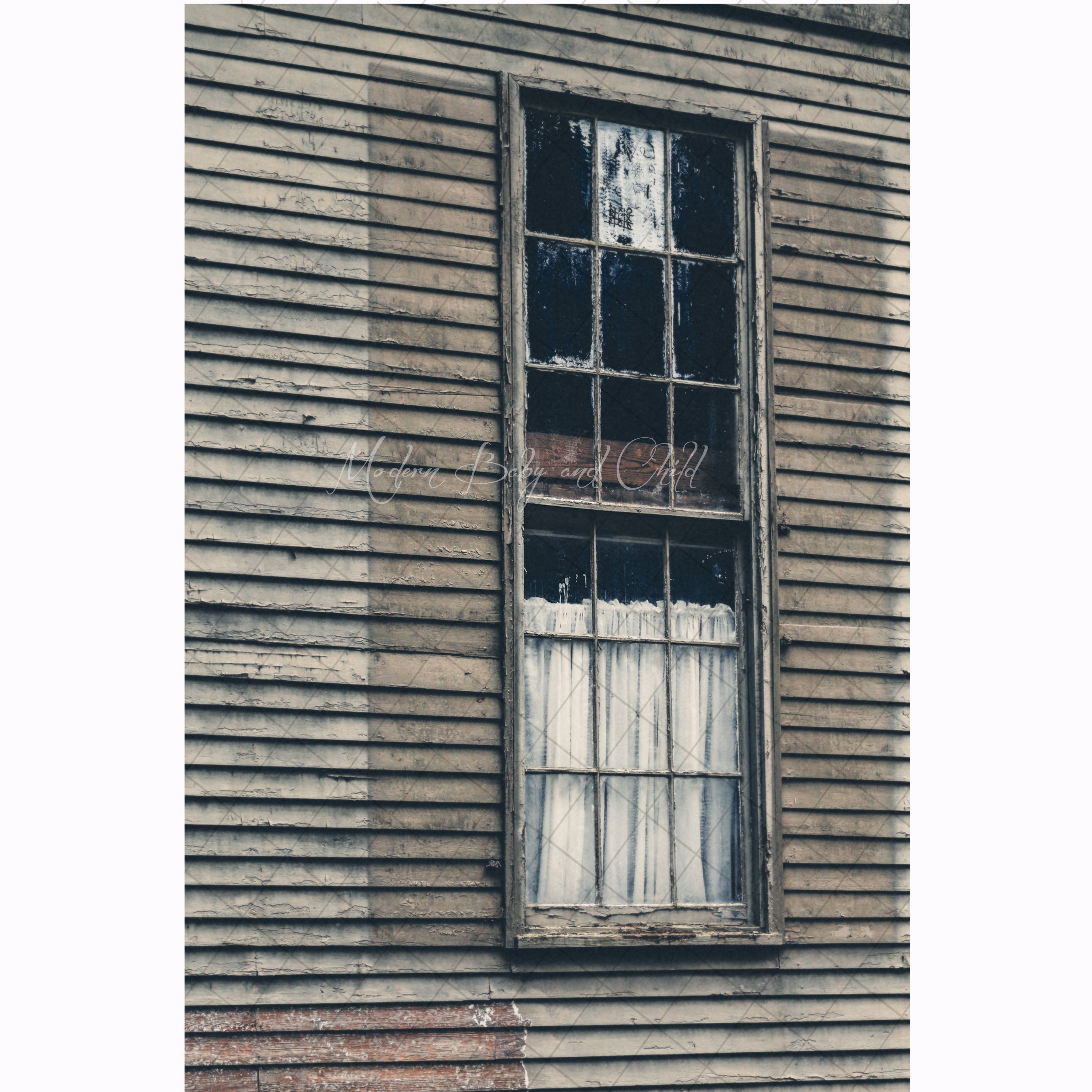 Halloween Haunted House Window Backdrop Curtain Scary Ghost Etsy